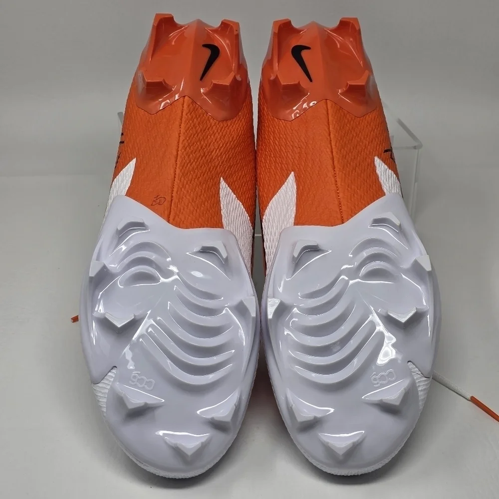 Nike Vapor Edge Speed 360 2 White/Orange Cleats FQ4045-100 Men’s Size 15 New
